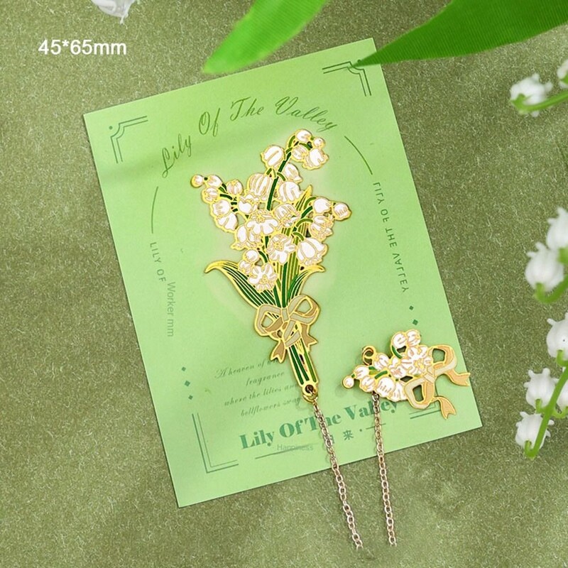 Mjedeno cvijeće Mjedena knjižna oznaka Retro kićanka u kineskom stilu Metalna knjižna oznaka Školski uredski pribor Dopisnice Spojnica za knjige Učenik