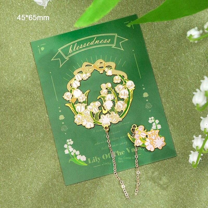 Mjedeno cvijeće Mjedena knjižna oznaka Retro kićanka u kineskom stilu Metalna knjižna oznaka Školski uredski pribor Dopisnice Spojnica za knjige Učenik