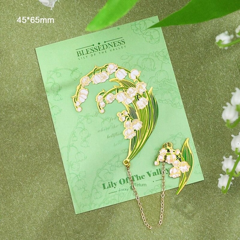 Mjedeno cvijeće Mjedena knjižna oznaka Retro kićanka u kineskom stilu Metalna knjižna oznaka Školski uredski pribor Dopisnice Spojnica za knjige Učenik