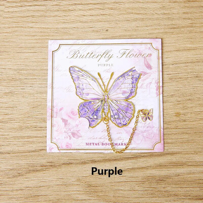 Esteetilised kirjatarbed Metallist järjehoidja Õõnes lillemaalid Järjehoidjad Õpilaste lugemisraamatu klipp Raamatutarvikud Õpetaja kingitus