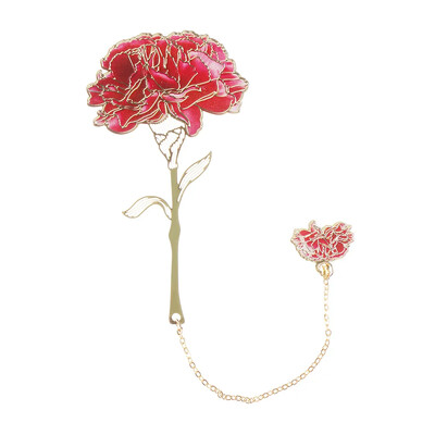 Šuplji paun Kvačica za knjige Mjedena resa Kineski dizajn Vintage Paginacija knjige Oznaka za studente Metalna oznaka za pribor za pisanje