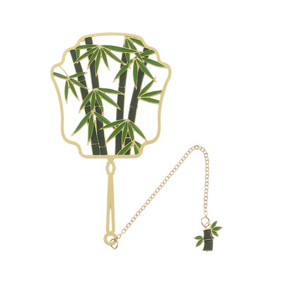 Šuplji paun Kvačica za knjige Mjedena resa Kineski dizajn Vintage Paginacija knjige Oznaka za studente Metalna oznaka za pribor za pisanje