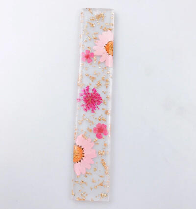 Kūrybinė žymė Skaitymo knygos ženklas Daisy džiovintų gėlių kutas Žymė Motinos dienos knygų mylėtojui Dovanų dervos žymė