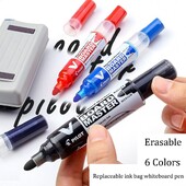 Pilot Маркер за бяла дъска 2,3 mm Medium Bullet Erasable Течно мастило за многократно пълнене Консумативи за рисуване в училище/офис Канцеларски материали за учители