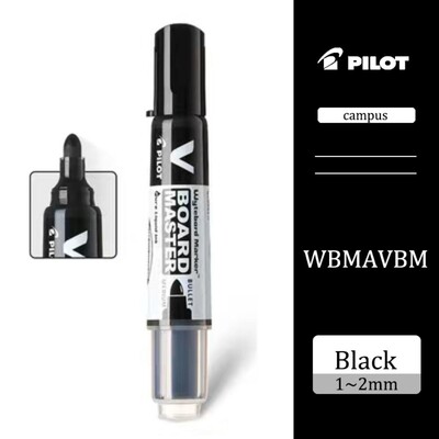 Pilot Маркер за бяла дъска 2,3 mm Medium Bullet Erasable Течно мастило за многократно пълнене Консумативи за рисуване в училище/офис Канцеларски материали за учители