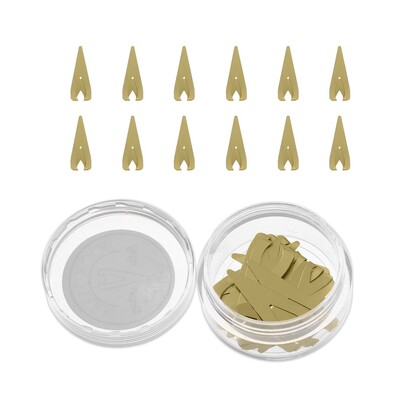 Semn de carte de poziționare gol din metal, 12 buc, aur/argint/suport pentru cărți din aur roz