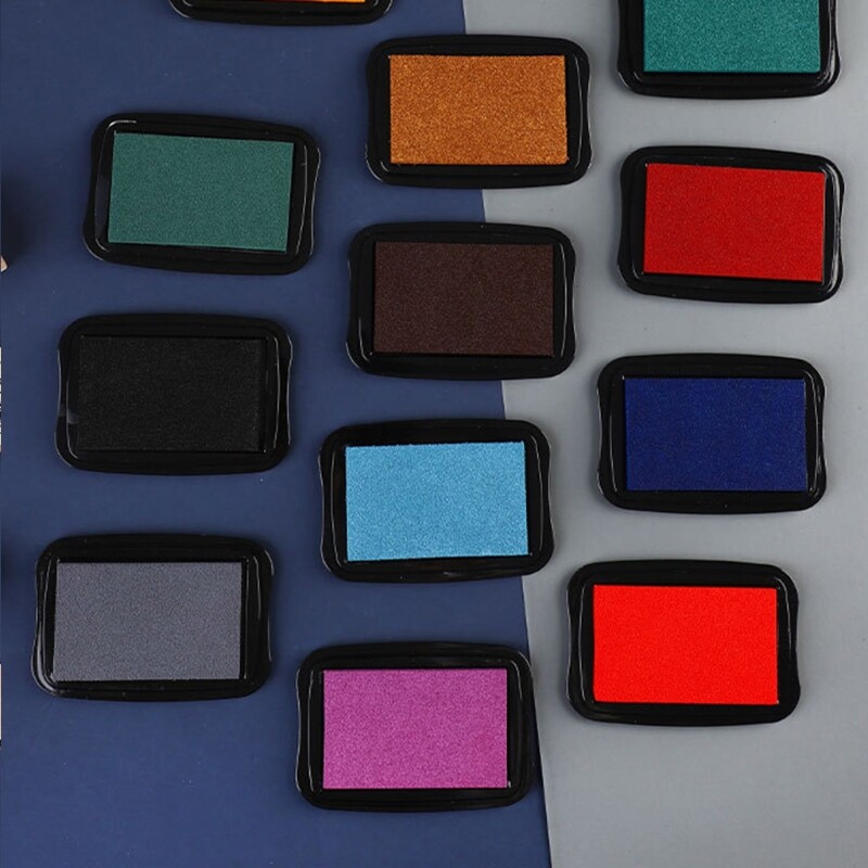 Rankų darbo „pasidaryk pats“ vandens pagrindo pirštų dažų padėklas guminiams antspaudams spausdinimo popieriui „Scrapbooking Inkpad“