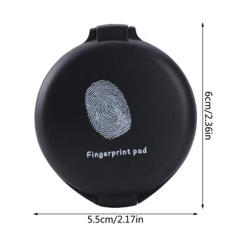 Δακτυλικά αποτυπώματα Pad Thumb Print Pad Stamp Pad Συμβολαιογράφος προμήθειες γραφείου για ταυτοποίηση Ασφάλεια Επιβολή του νόμου