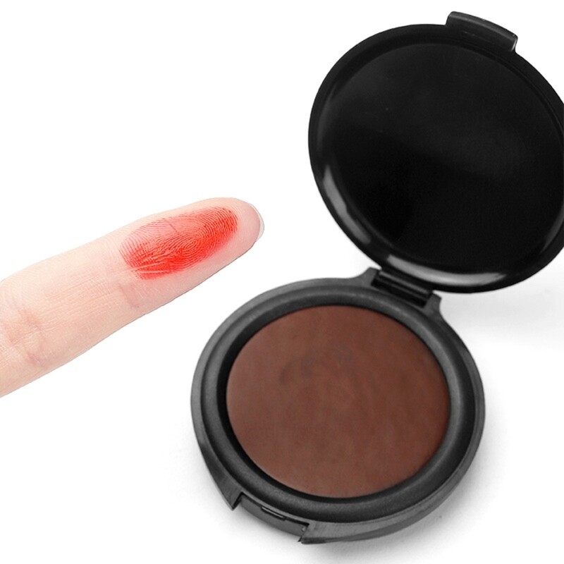 Pirštų atspaudų pagalvėlė Nykščio spaudinio antspaudo antspaudo bloknoto notaro reikmenys, skirti identifikavimo apsaugai įstatymų vykdymui