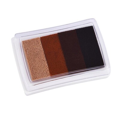 1 gabalas kūrybinių raštinės reikmenų keturių spalvų gradiento rašalo padėklas „pasidaryk pats“ pirštų atspaudų tapybos antspaudo rašalo padėklas