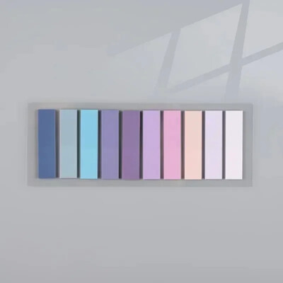 200 de coli Morandi File de index fluorescente transparente Steaguri PET Memo Notă lipicioasă pentru Marcator de pagină Autocolante pentru planificator de birou, școală