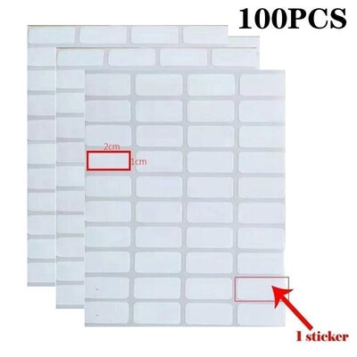 100/500/3000 vnt Lipnūs terminiai etiketės lipdukai Popierius Prekybos centre Kaina Tuščia etiketė Tiesioginis spausdinimas Atsparus vandeniui