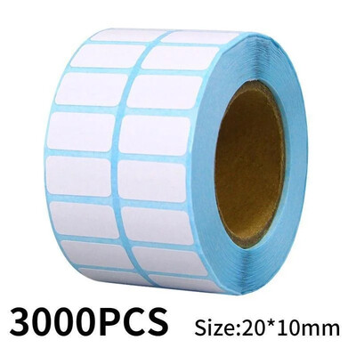 100/500/3000 vnt Lipnūs terminiai etiketės lipdukai Popierius Prekybos centre Kaina Tuščia etiketė Tiesioginis spausdinimas Atsparus vandeniui