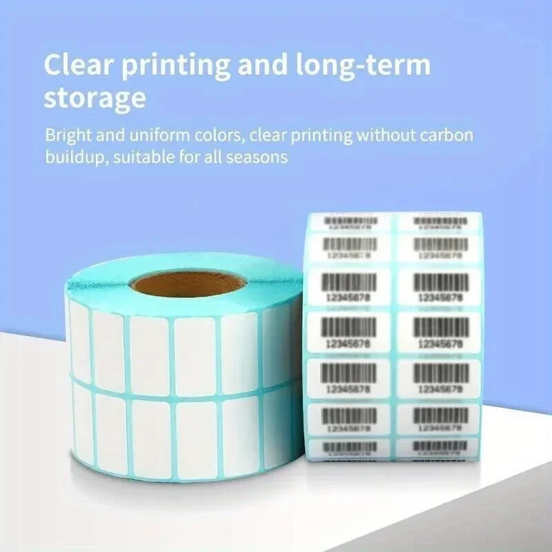 100/500/3000 vnt Lipnūs terminiai etiketės lipdukai Popierius Prekybos centre Kaina Tuščia etiketė Tiesioginis spausdinimas Atsparus vandeniui
