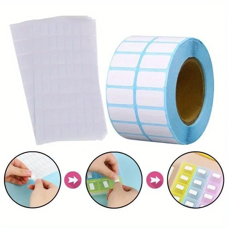 100/500/3000 vnt Lipnūs terminiai etiketės lipdukai Popierius Prekybos centre Kaina Tuščia etiketė Tiesioginis spausdinimas Atsparus vandeniui