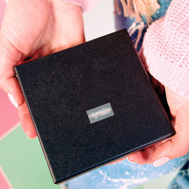 50 db új kreatív jutalom kaparós sorsjegy fóliával bevont matricák, barkácsolás, lekaparható címkék bulikhoz, írószer matricák