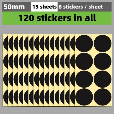 50 mm / 5 cm apvalios dėmės apskritimai sandarinimo lipdukai popierinės etiketės spalvoti taškiniai lipdukai lipni pakuotės etikečių dekoravimas