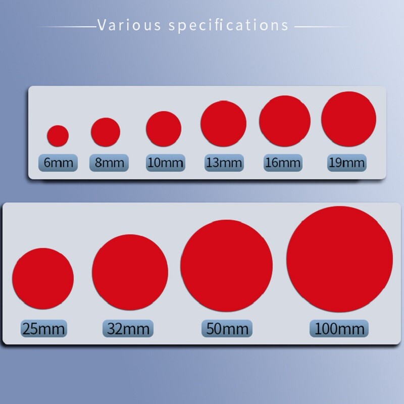 50 mm / 5 cm apvalios dėmės apskritimai sandarinimo lipdukai popierinės etiketės spalvoti taškiniai lipdukai lipni pakuotės etikečių dekoravimas