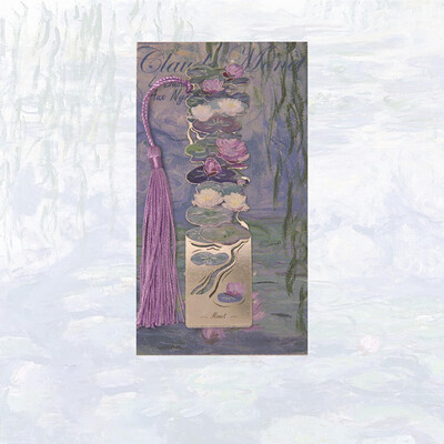 Nauja estetinė tapyba Žymeklių skaitymo žymeklis, skirtas knygų metalui Retro Garsus aliejinis paveikslas Žymė su kutu knygos segtukas Dovana