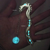 Încântătoare, luminoasă, vintage, bufniță cu pene, libelule, fluturi, semne de carte pentru copii, carte de aprovizionare, unelte pentru studenți, semne de carte din metal