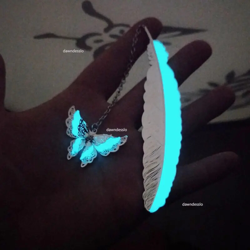 Încântătoare, luminoasă, vintage, bufniță cu pene, libelule, fluturi, semne de carte pentru copii, carte de aprovizionare, unelte pentru studenți, semne de carte din metal