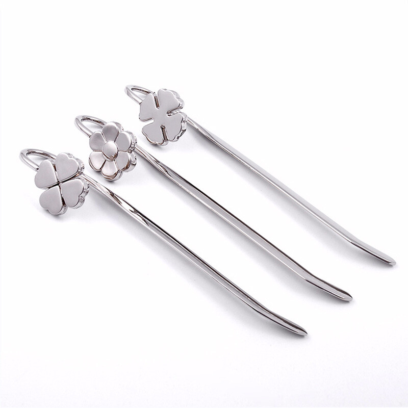 Metalna djetelina Papirnate oznake za knjige Držač knjiga Metalne knjižne oznake