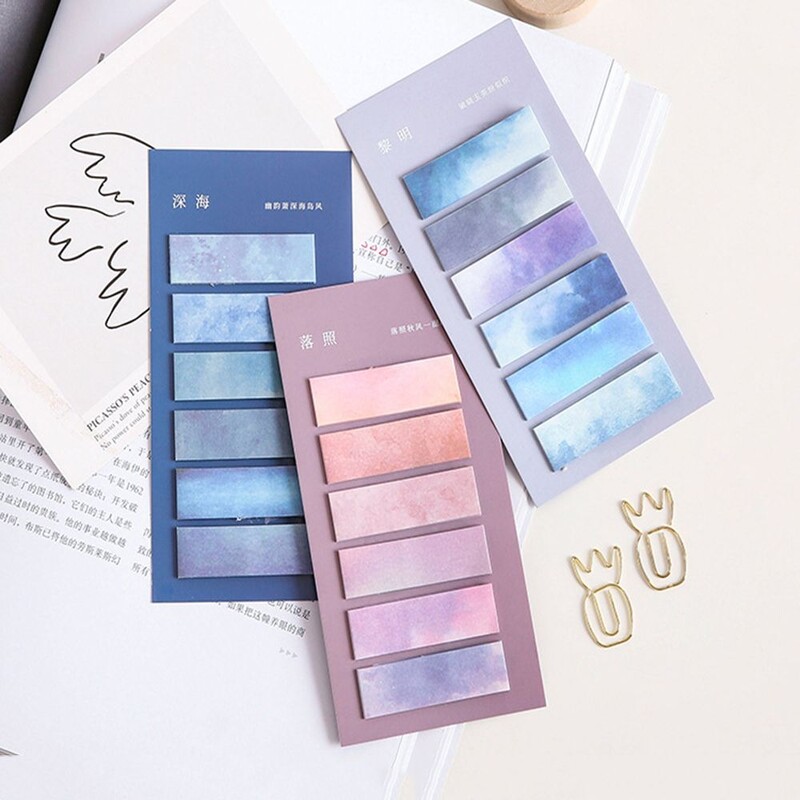 120 listova Bilježnica Školski pribor Dopisnica Slatka ​papirna naljepnica Posted It Ljepljive ​Bilješke Indeks Memo Pad Oznaka