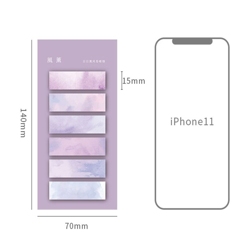 120 listova Bilježnica Školski pribor Dopisnica Slatka ​papirna naljepnica Posted It Ljepljive ​Bilješke Indeks Memo Pad Oznaka