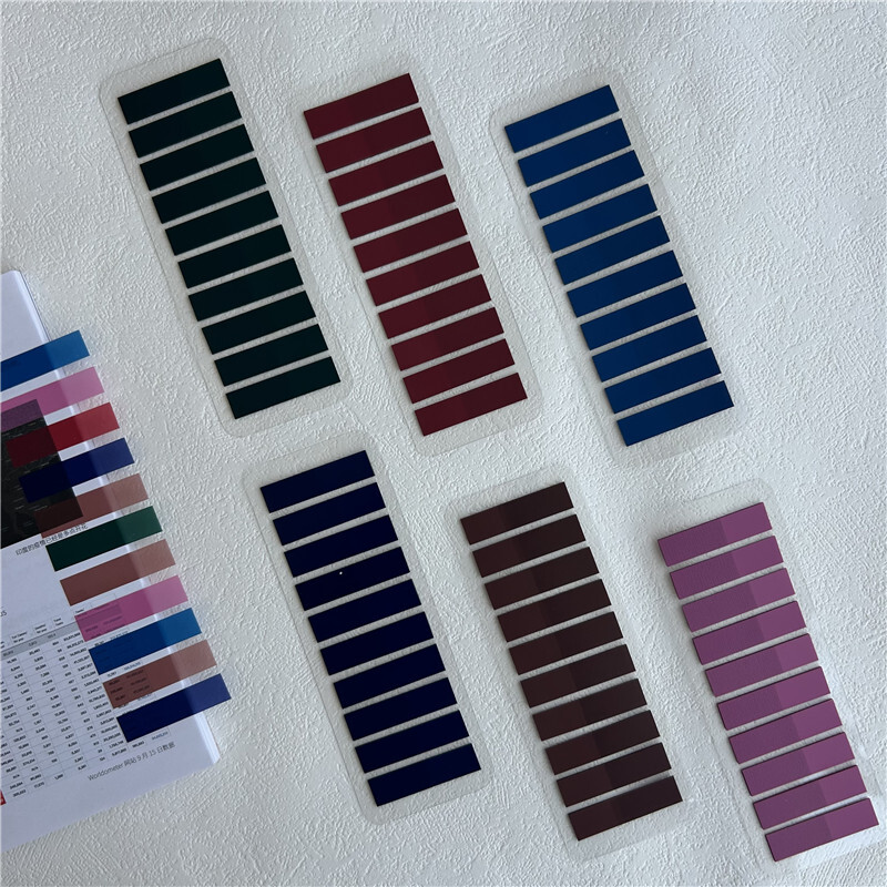 200 tk registrivahelehed Isekleepuvad lehemarkerid läbipaistvad veekindlad kleepmärkmed Liigita failid Lipud Planeerija kleebised