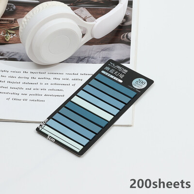 KindFuny 200 lehte vikerkaarevärviline registrimärkmeleht Kleepuvad märkmed Paberkleebis Märkmik Järjehoidja Koolitarbed