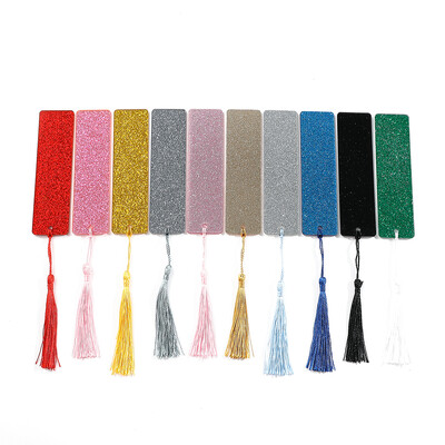 Jednostavna akrilna svjetlucava oznaka oznake šarm rese Alat za oznaku čitanja Oznaka stranice Dopisnica za Knjiški moljac Alati za čitanje