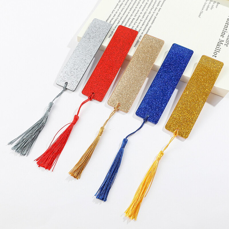 Jednostavna akrilna svjetlucava oznaka oznake šarm rese Alat za oznaku čitanja Oznaka stranice Dopisnica za Knjiški moljac Alati za čitanje