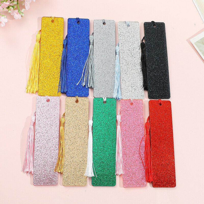 Jednostavna akrilna svjetlucava oznaka oznake šarm rese Alat za oznaku čitanja Oznaka stranice Dopisnica za Knjiški moljac Alati za čitanje