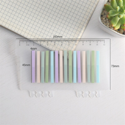 200 листа Прозрачен лепкав бележник PET Memo за студентски офис канцеларски материали Прости разкъсани подложки за бележки Бележник Бележник