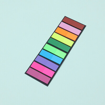 200 listova prozirne ljepljive pločice, samoljepljive kawaii prozirne oznake, knjige, oznake stranica, pisaći pribor