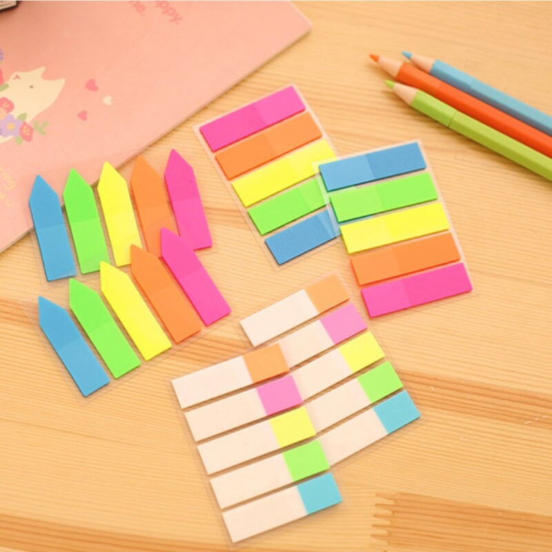 Culoarea bomboanelor Note lipicioase transparente Bloc-notes Bloc-note Index File autoadezive Autocolant Papetarie Rechizite de birou scolara