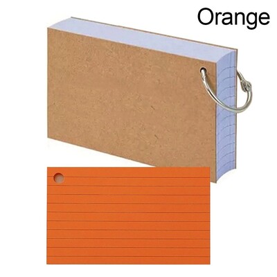 50 vnt. segtuvas Horizontalios linijos atmintinių knyga laisvų lapų rodyklės kortelės „Flash“ kortelės Mažos peržiūros kortelės, skirtos studijų biuro užrašų knygelėms