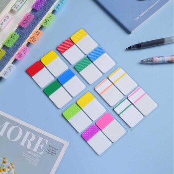 80 φύλλα Ευρετήριο Sticky Notes Pad σημειώσεων Σελιδοδείκτες N Times Strong Stickiness Label Σχολικό Γραφείο Students Χαρτικά Ανάγνωση βιβλίων