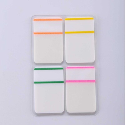 80 de coli Index Note adezive Bloc-note Semne de carte de N ori Etichetă puternică lipicioasă Scoală Birou Studenți Papetarie Cărți Lectură