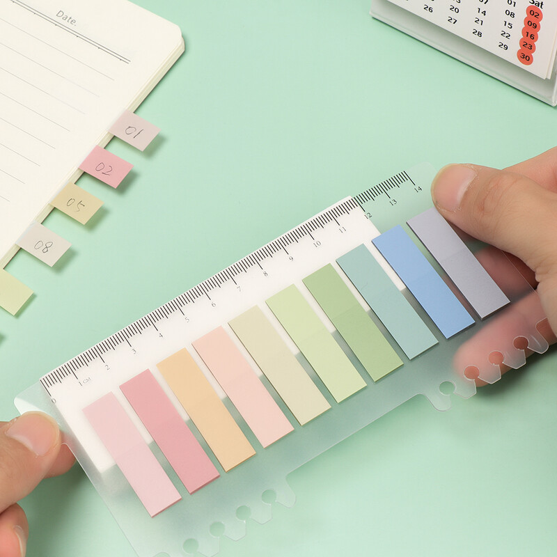 200 lehte Uudne Kleepmärkmed Lahtised lehtedega memoleht Kleebis Indeks Lipud Vahelehe riba Silt Järjehoidja Kirjatarbed Kontoritarbed