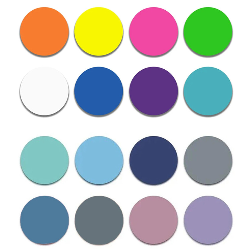 160 de coli, 8 culori, impermeabile, transparente, circulare, bloc-note adezive Bloc-note Jurnal Papetarie pentru studenți Rechizite de birou