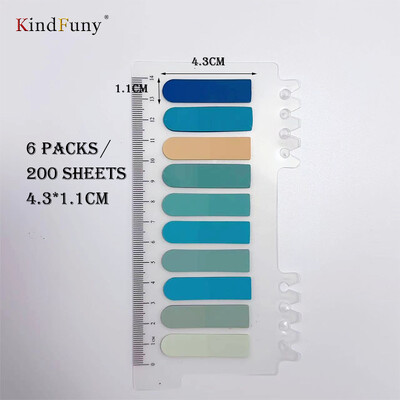 200 бр. Morandi Прозрачни канцеларски материали Флуоресцентни индексни раздели PET знамена със стрелки Лепяща бележка за страница Маркер Планер Публикувано