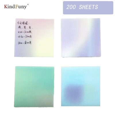 KindFuny 200 buc. Note lipicioase transparente Tab autoadezive Postat-o clar канцелярия Adnotare Cărți Marcator de pagină Papetarie