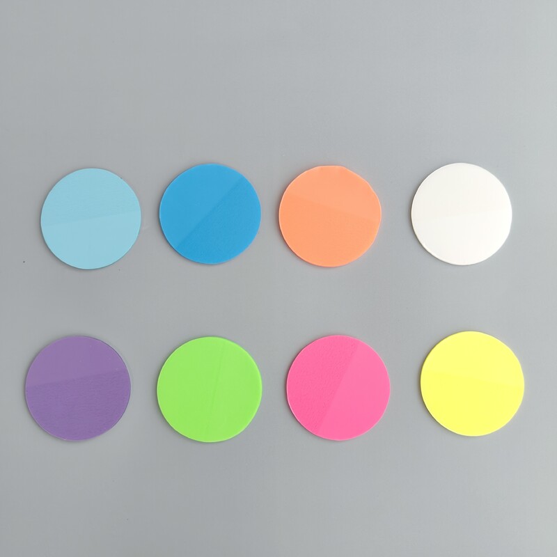 160 de coli, 8 culori, impermeabile, transparente, circulare, bloc-note adezive Bloc-note Jurnal Papetarie pentru studenți Rechizite de birou