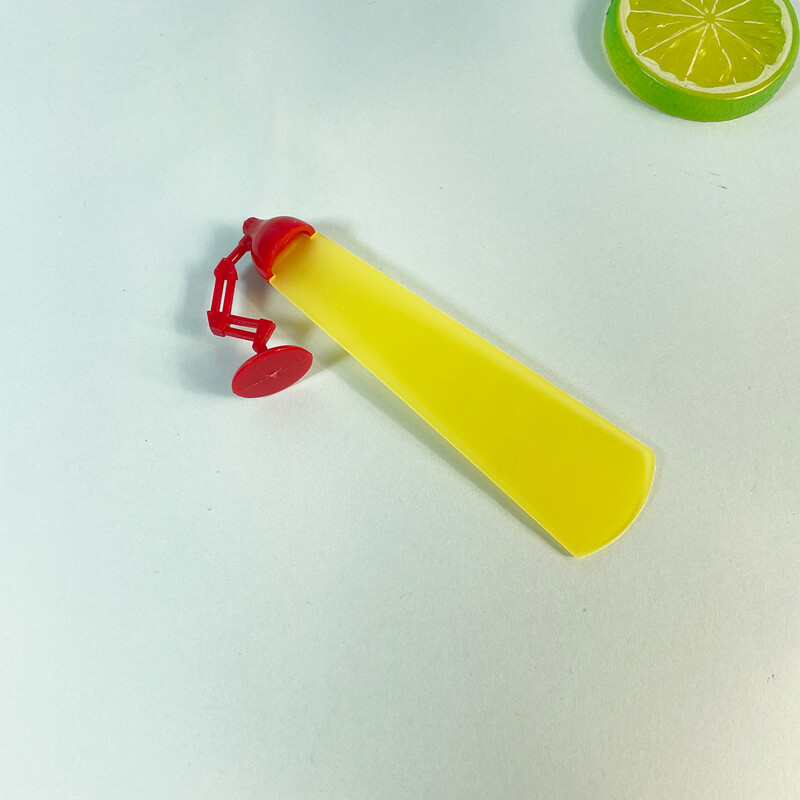 1 buc. Lampă de birou creativă în formă de semne de carte din plastic 3D Simulare de lumină Evidențiază tablă de lectură transparentă Cadouri pentru elevi și profesori