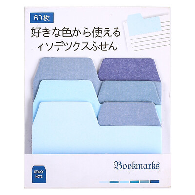 Note lipicioase cu gradient autoadeziv japonez Bloc de note Kawaii drăguț Bloc de note Post Index Papetarie Jurnal Papetarie Carte de birou Fila Marcaj