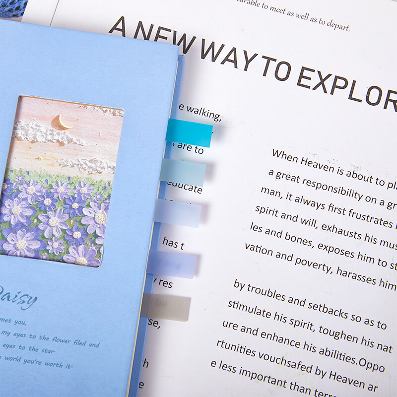 200 de coli/1 bucată Morandi Tabele adezive Note adezive File Markere de pagină Autocolante Bloc-note Bloc-notes Adnotare pentru cărți de birou Școală