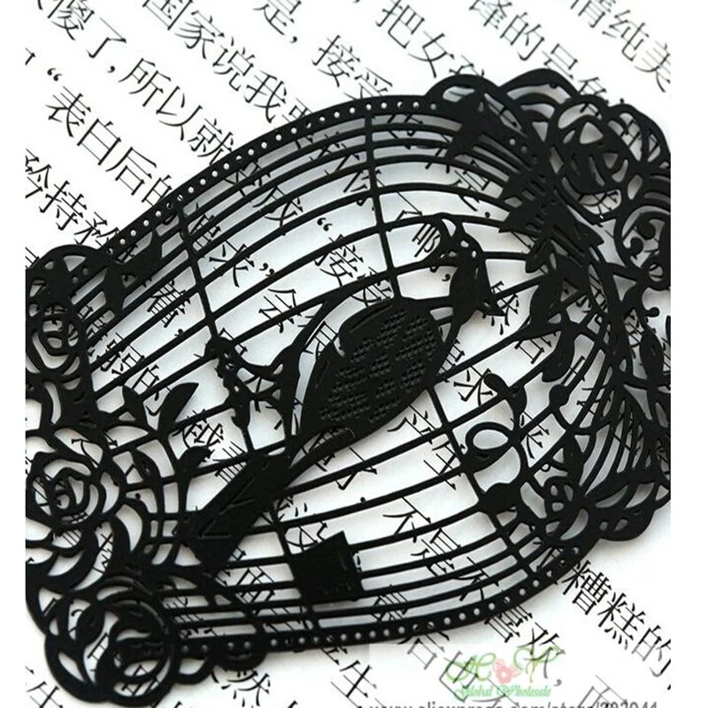 1 kom./lot Slatki metalni šuplji držač knjiga za oznake za držač knjiga s kukicama Promotivni dar školski pribor