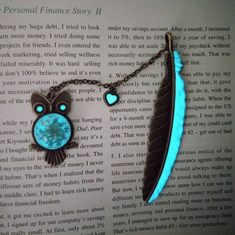 Semne de carte drăguțe, luminoase, cu pene metalice, carte cu bufnițe, marcaj de paginare din metal, articole de papetărie, cadou pentru studenți, rechizite de birou pentru școală