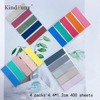 KindFuny 400 listova Samoljepljivi papirni materijal u boji Memo Pad Ljepljive bilješke Oznaka markera Memo Sticker Papir Posted It